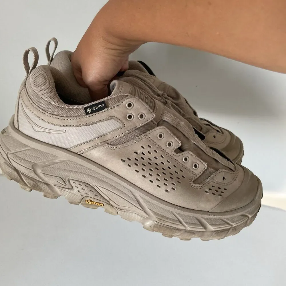 Hoka One One Tor Ultra Low Gore-Tex 'Simply Taupe' Running Trail Shoes Size M9